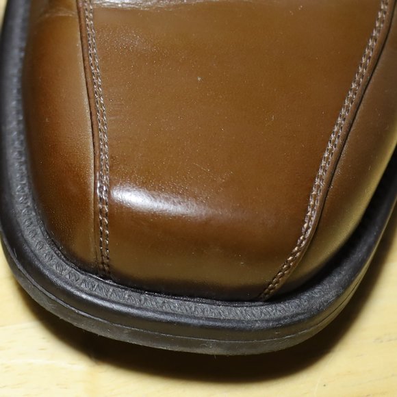 Mens Protocol Sz: 8M Brown Leather Loafer Slip On Shoe - Picture 8 of 8